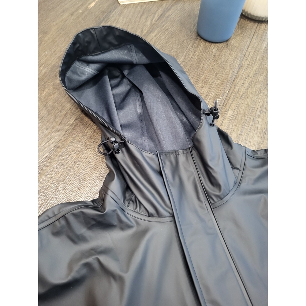 New Helly Hansen Womens Moss Rain Jacket Size Small/Petite $85 Black - Picture 8 of 11